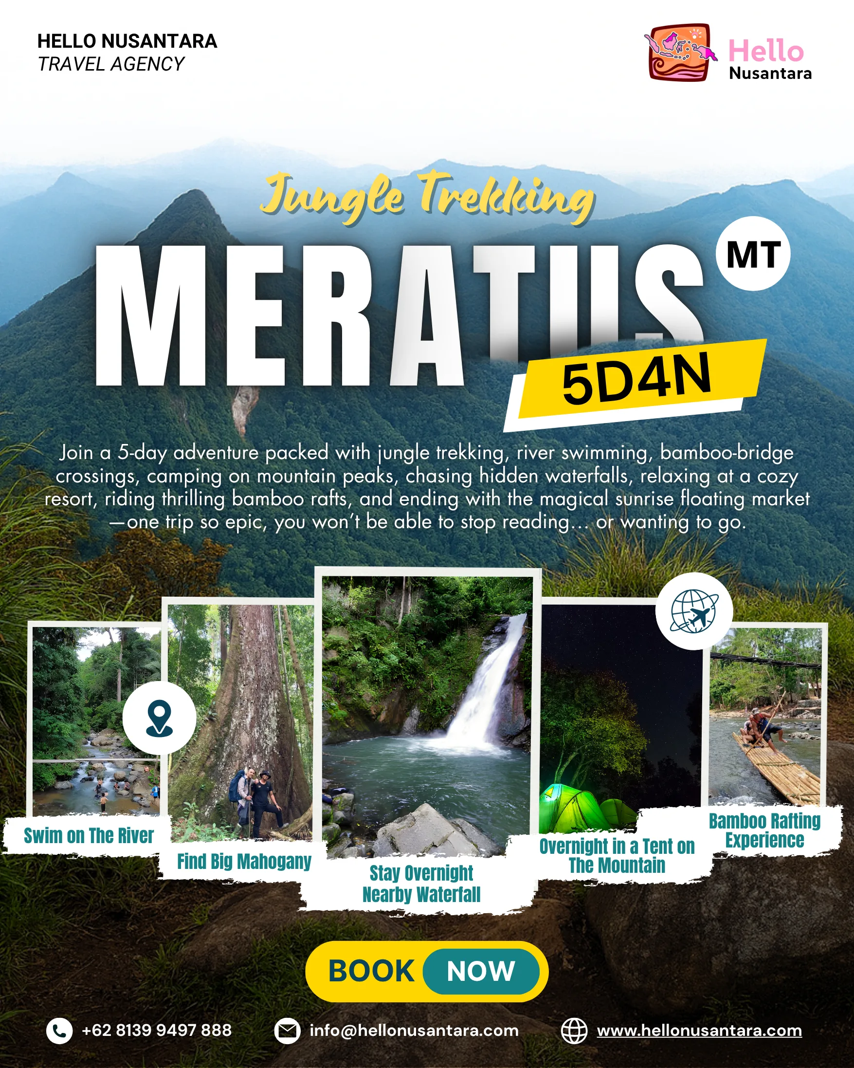 4. JUNGLE TREKING MERATUS MOUNTAINS